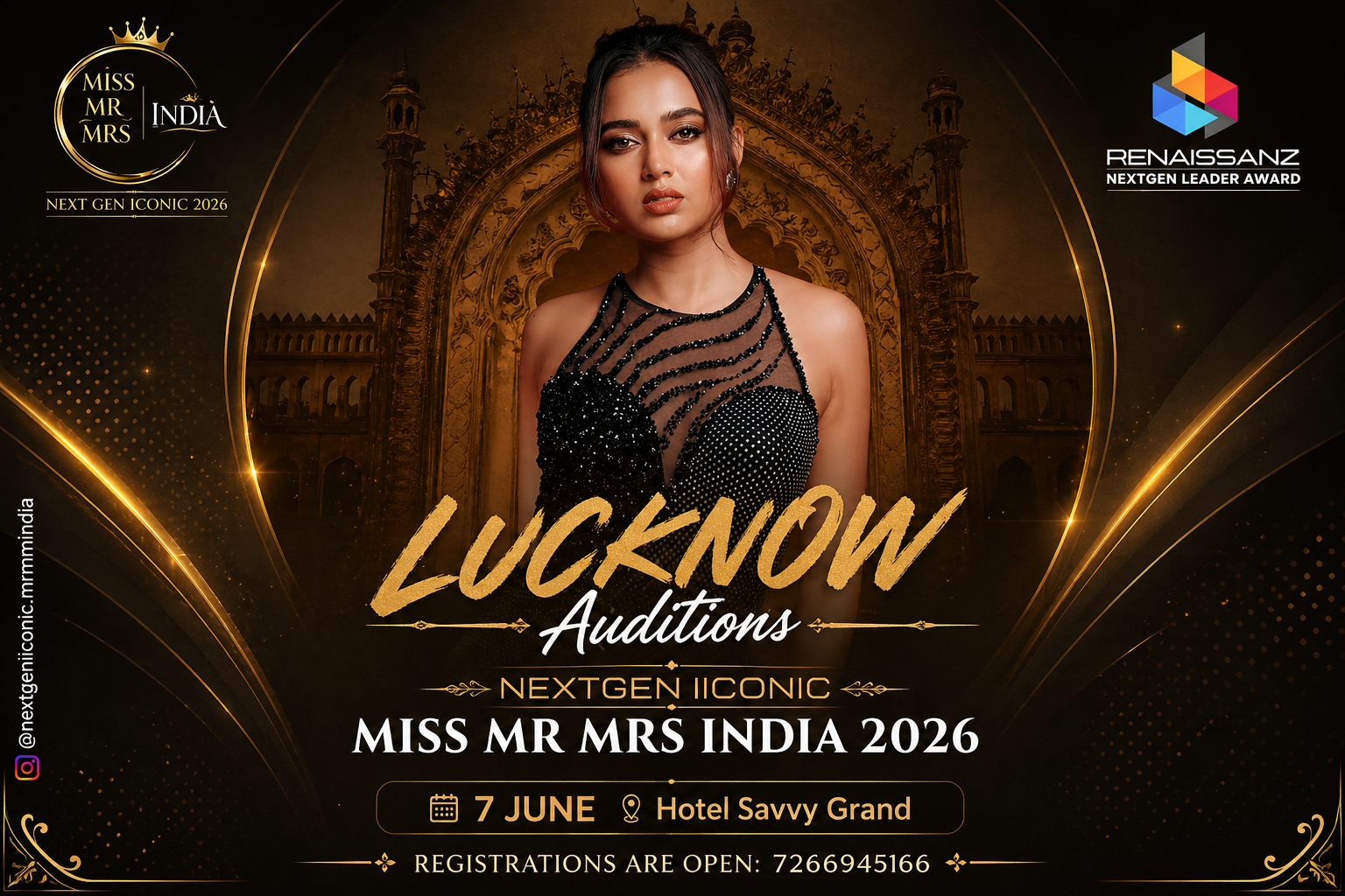 Lucknow Auditions - Miss Mr Mrs India 2026